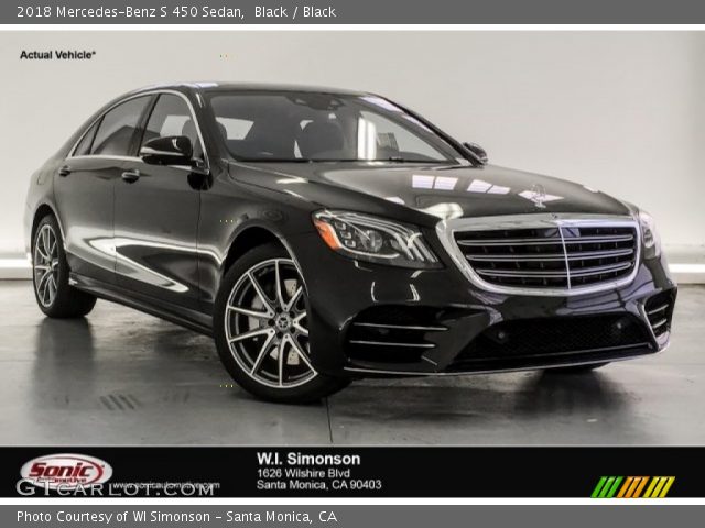 2018 Mercedes-Benz S 450 Sedan in Black