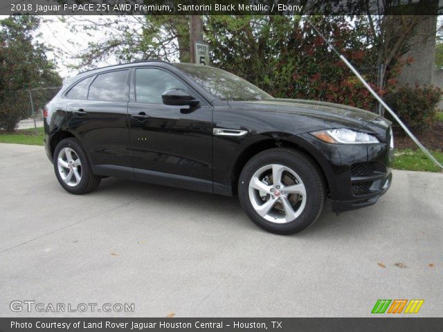 2018 Jaguar F-PACE 25t AWD Premium in Santorini Black Metallic