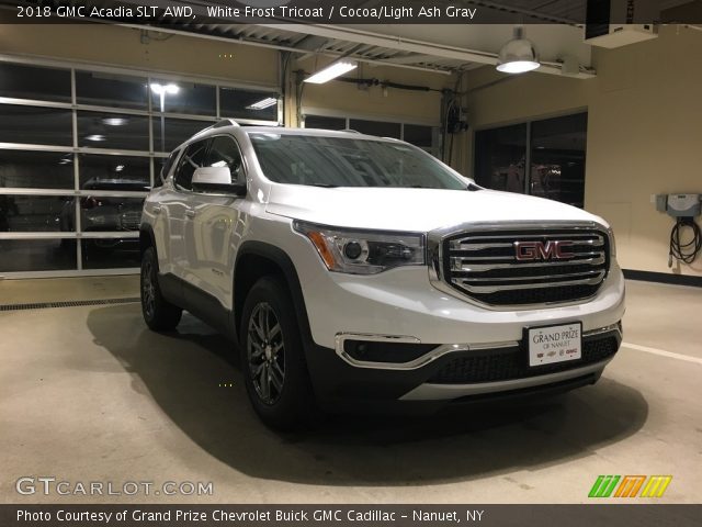 2018 GMC Acadia SLT AWD in White Frost Tricoat