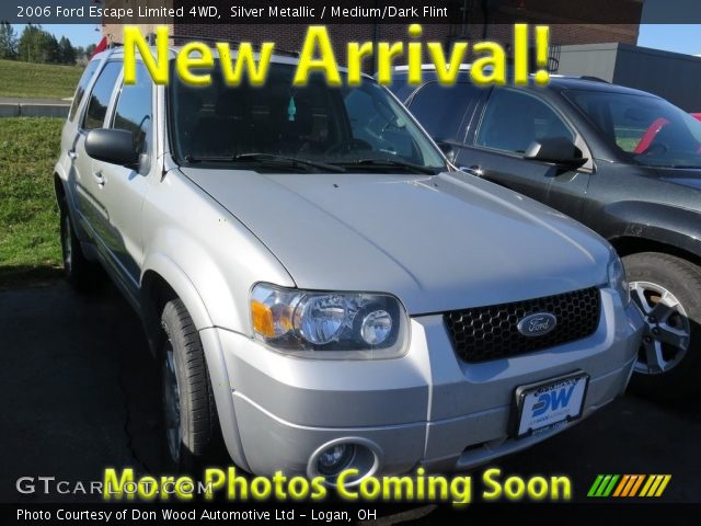 2006 Ford Escape Limited 4WD in Silver Metallic