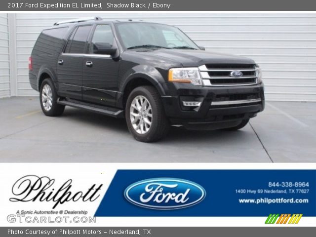 2017 Ford Expedition EL Limited in Shadow Black