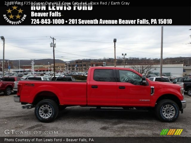 2018 Ford F350 Super Duty XLT Crew Cab 4x4 in Race Red
