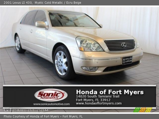 2001 Lexus LS 430 in Mystic Gold Metallic