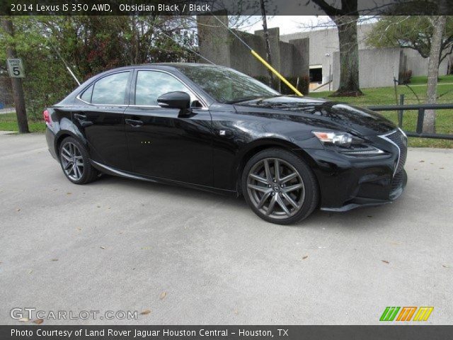 2014 Lexus IS 350 AWD in Obsidian Black