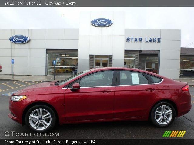 2018 Ford Fusion SE in Ruby Red