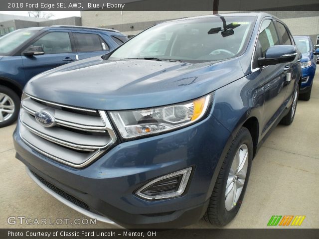 2018 Ford Edge SEL AWD in Blue
