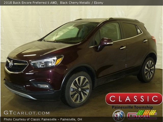 2018 Buick Encore Preferred II AWD in Black Cherry Metallic