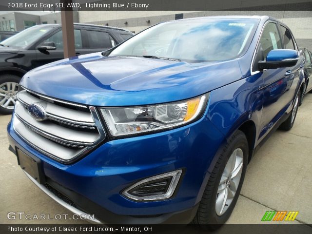 2018 Ford Edge SEL AWD in Lightning Blue