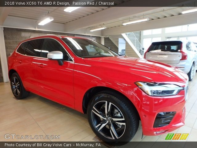 2018 Volvo XC60 T6 AWD R Design in Passion Red