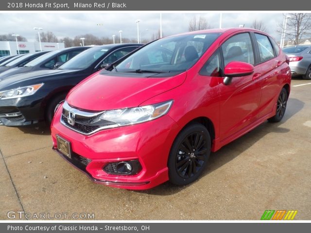 2018 Honda Fit Sport in Milano Red