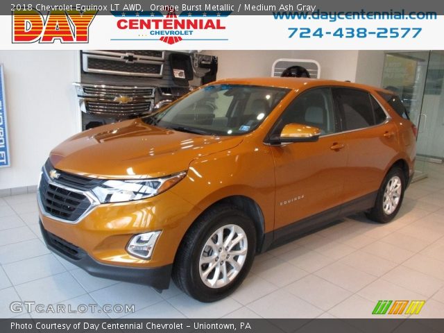 2018 Chevrolet Equinox LT AWD in Orange Burst Metallic