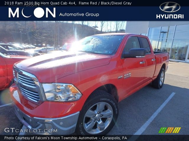 2018 Ram 1500 Big Horn Quad Cab 4x4 in Flame Red