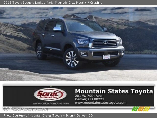 2018 Toyota Sequoia Limited 4x4 in Magnetic Gray Metallic