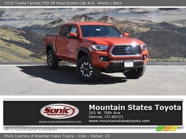 2018 Toyota Tacoma TRD Off Road Double Cab 4x4 in Inferno