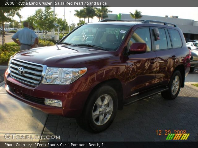 2008 Toyota Land Cruiser  in Salsa Red Pearl