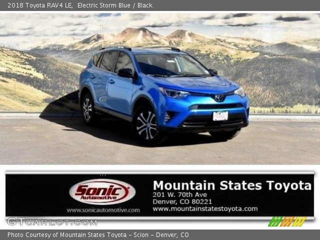 2018 Toyota RAV4 LE in Electric Storm Blue