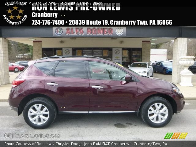 2013 Nissan Murano SV AWD in Midnight Garnet