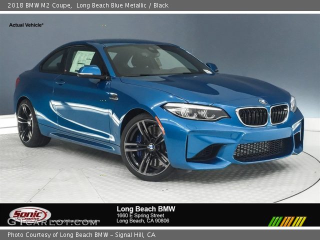2018 BMW M2 Coupe in Long Beach Blue Metallic