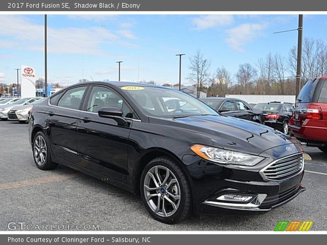 2017 Ford Fusion SE in Shadow Black
