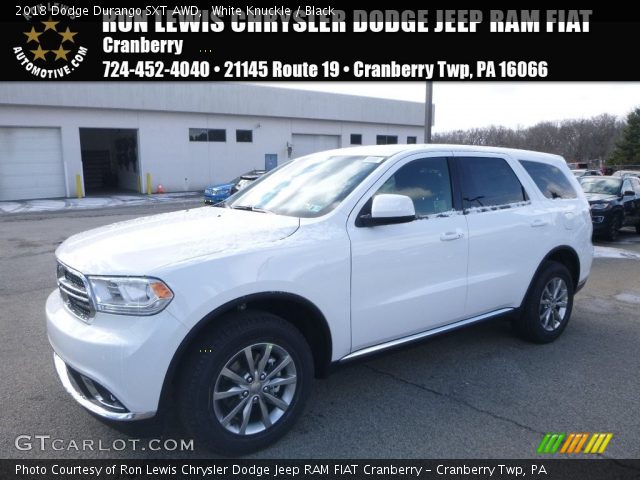 2018 Dodge Durango SXT AWD in White Knuckle