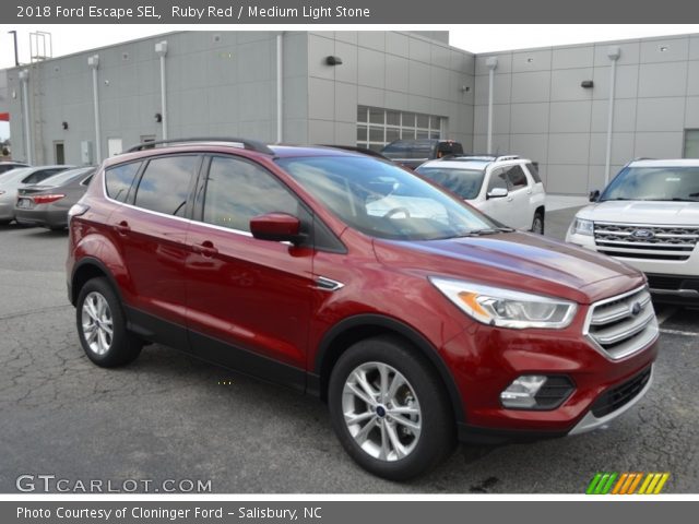 2018 Ford Escape SEL in Ruby Red