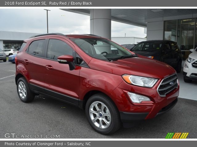 2018 Ford EcoSport SE in Ruby Red