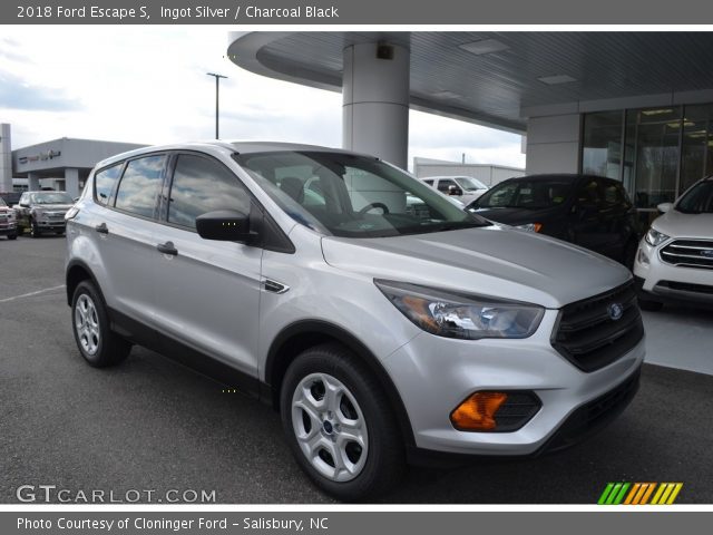 2018 Ford Escape S in Ingot Silver