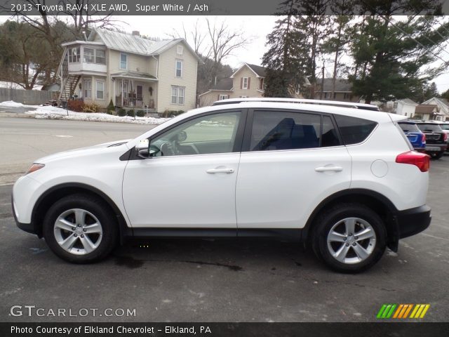 2013 Toyota RAV4 XLE AWD in Super White