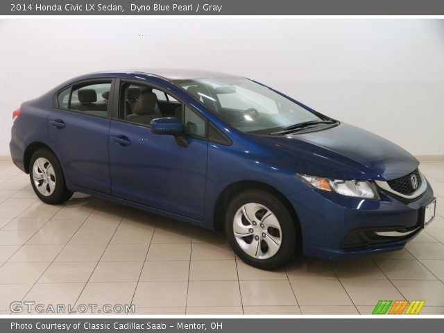 2014 Honda Civic LX Sedan in Dyno Blue Pearl