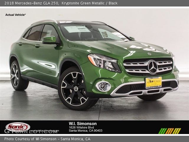 2018 Mercedes-Benz GLA 250 in Kryptonite Green Metallic