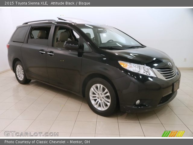 2015 Toyota Sienna XLE in Attitude Black