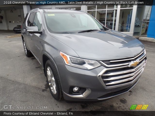 2018 Chevrolet Traverse High Country AWD in Satin Steel Metallic