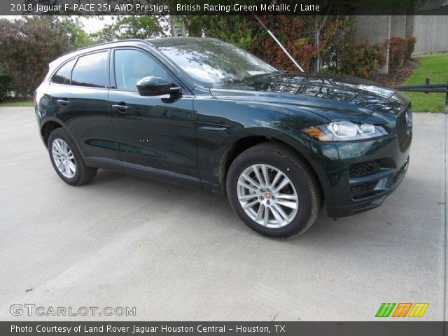 2018 Jaguar F-PACE 25t AWD Prestige in British Racing Green Metallic