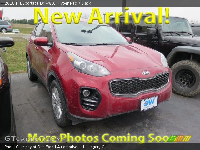 2018 Kia Sportage LX AWD in Hyper Red