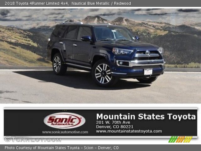 2018 Toyota 4Runner Limited 4x4 in Nautical Blue Metallic