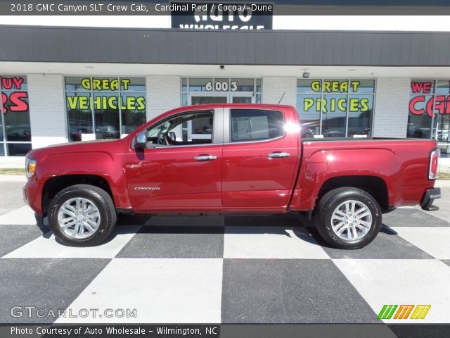 2018 GMC Canyon SLT Crew Cab in Cardinal Red