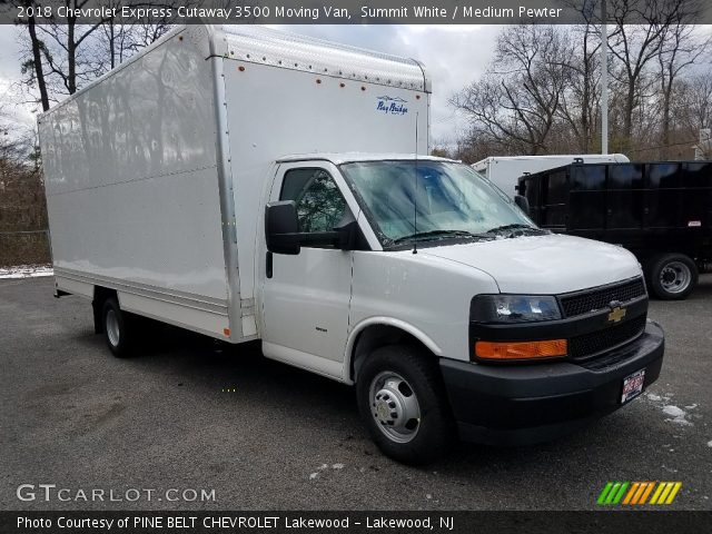 2018 Chevrolet Express Cutaway 3500 Moving Van in Summit White