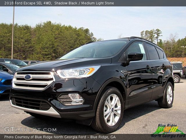 2018 Ford Escape SEL 4WD in Shadow Black