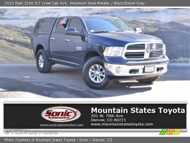 2013 Ram 1500 SLT Crew Cab 4x4 in Maximum Steel Metallic