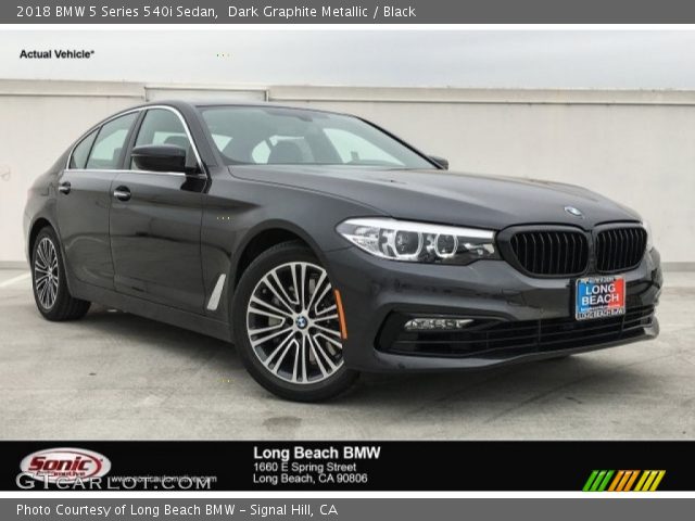 2018 BMW 5 Series 540i Sedan in Dark Graphite Metallic