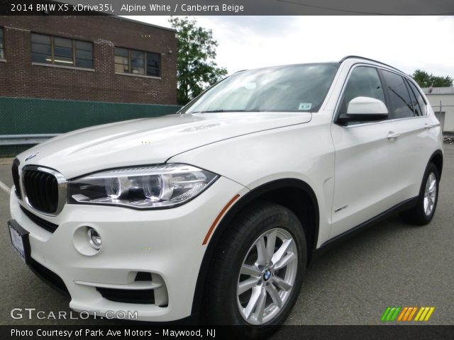 2014 BMW X5 xDrive35i in Alpine White
