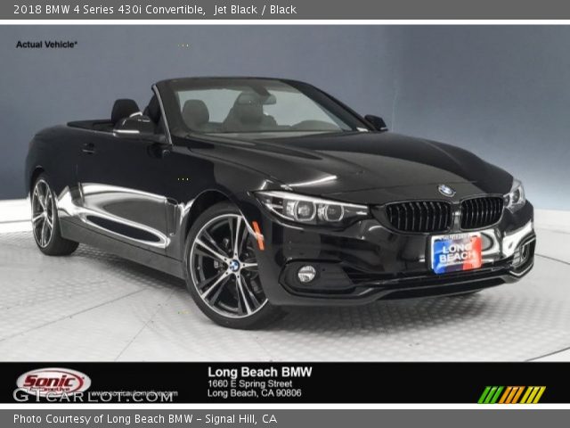 2018 BMW 4 Series 430i Convertible in Jet Black