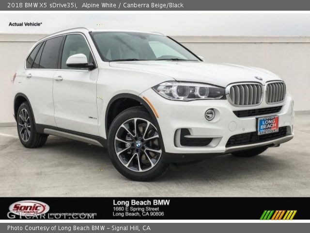 2018 BMW X5 sDrive35i in Alpine White