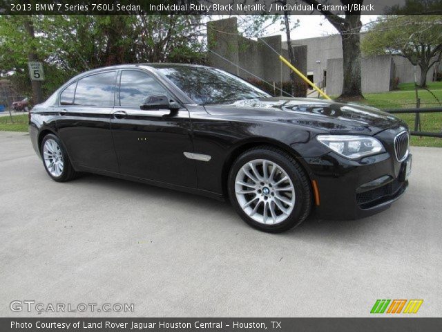 2013 BMW 7 Series 760Li Sedan in Individual Ruby Black Metallic