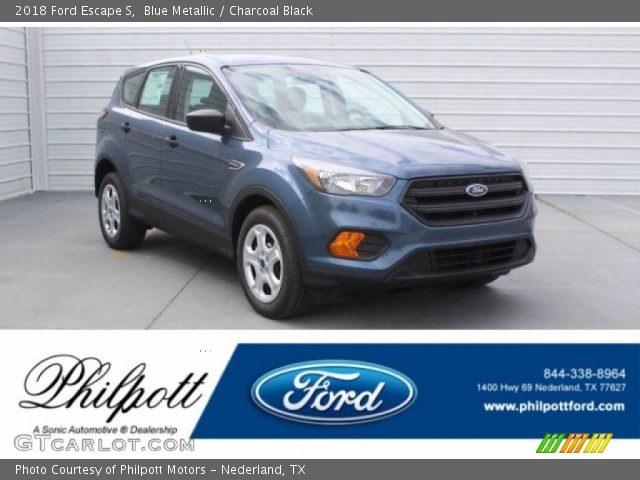 2018 Ford Escape S in Blue Metallic