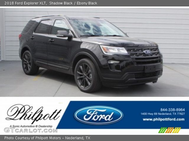 2018 Ford Explorer XLT in Shadow Black
