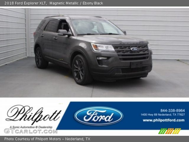 2018 Ford Explorer XLT in Magnetic Metallic