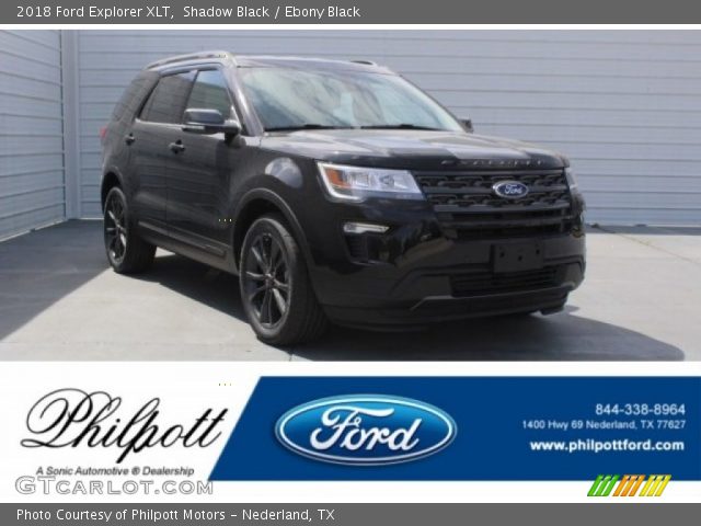 2018 Ford Explorer XLT in Shadow Black