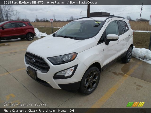 2018 Ford EcoSport SES 4WD in White Platinum