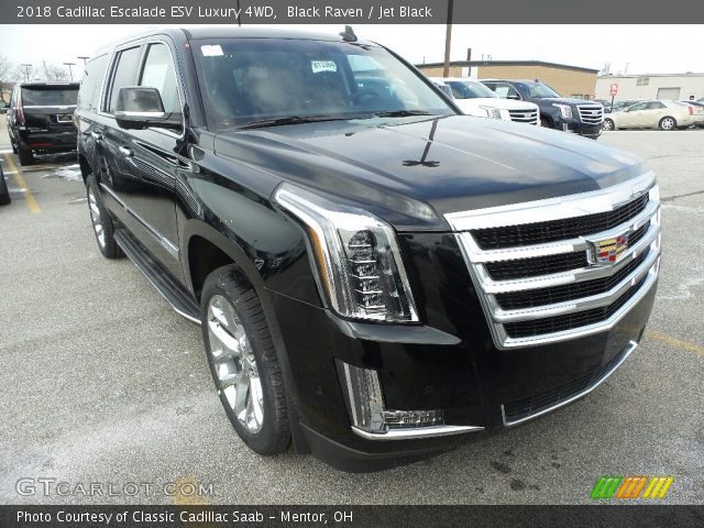 2018 Cadillac Escalade ESV Luxury 4WD in Black Raven